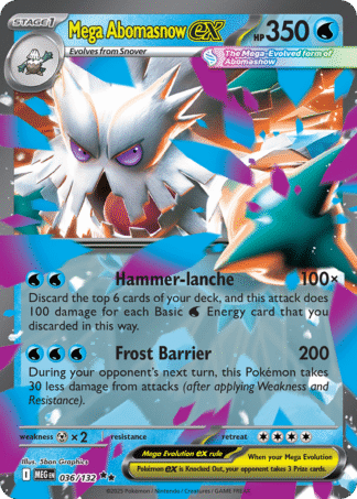 Mega Abomasnow ex - Mega Evolution