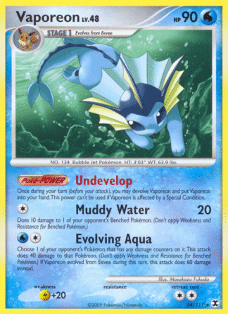 Vaporeon Reverse - Rising Rivals
