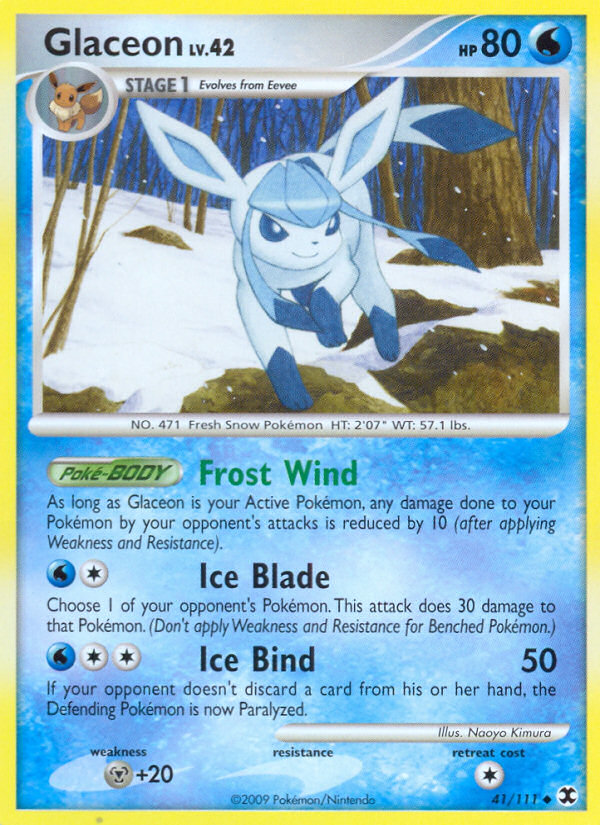 Glaceon Reverse - Rising Rivals