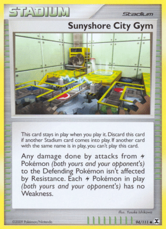 Sunyshore City Gym Reverse - Rising Rivals