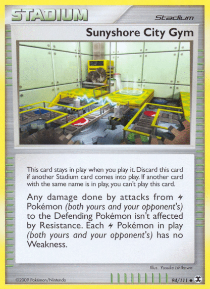 Sunyshore City Gym Reverse - Rising Rivals