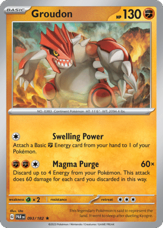 Groudon Reverse - Paradox Rift