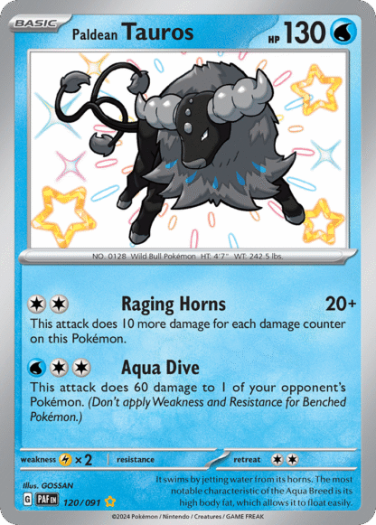 Paldean Tauros - Paldean Fates
