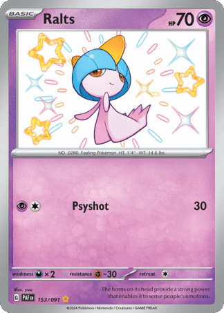 Ralts - Paldean Fates