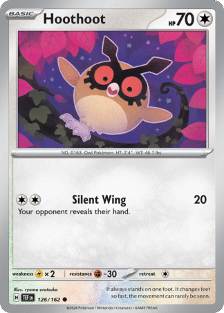 Hoothoot Reverse - Temporal Forces