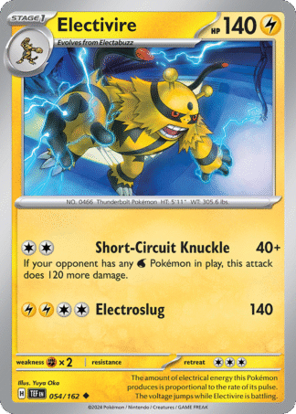 Electivire Reverse - Temporal Forces