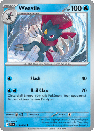 Weavile Reverse - Shrouded Fable