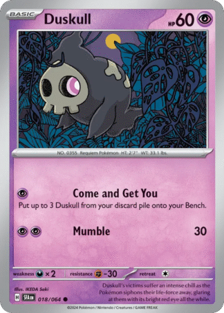 Duskull Reverse - Shrouded Fable