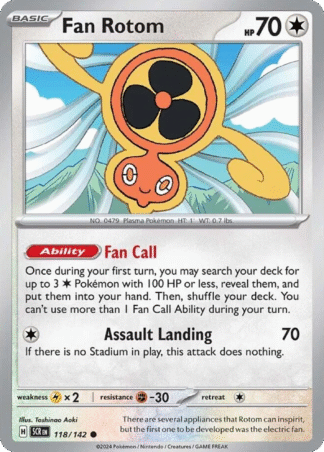 Fan Rotom Reverse - Stellar Crown
