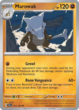 Marowak Reverse - Stellar Crown