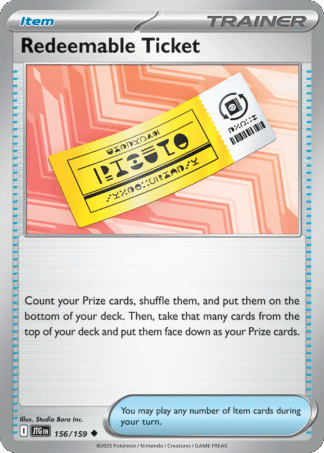 Redeemable Ticket Reverse - Journey Together