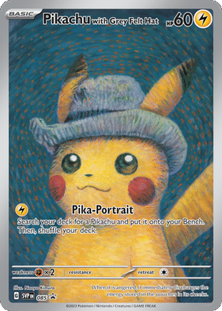 Pikachu with Grey Felt Hat - Scarlet & Violet Black Star Promos