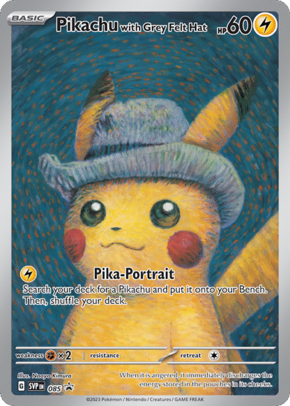 Pikachu with Grey Felt Hat - Scarlet & Violet Black Star Promos