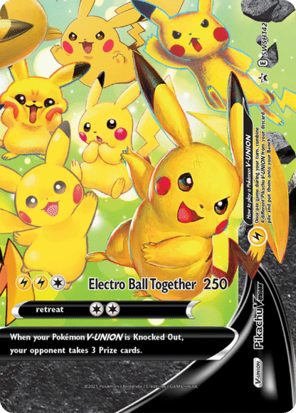 Pikachu V-UNION - SWSH Black Star Promos