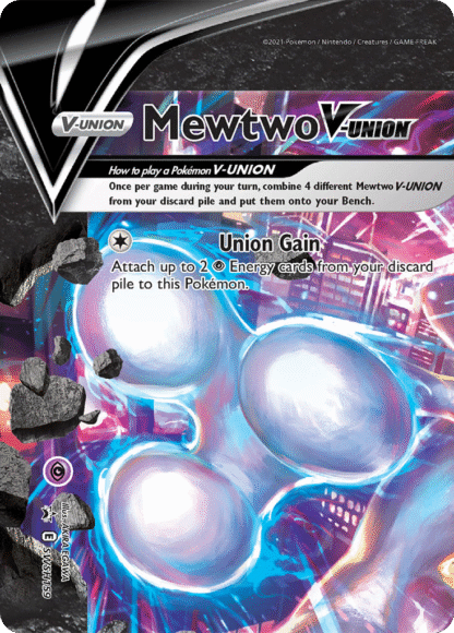 Mewtwo V-UNION - SWSH Black Star Promos