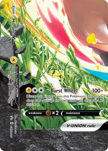 Morpeko V-UNION - SWSH Black Star Promos