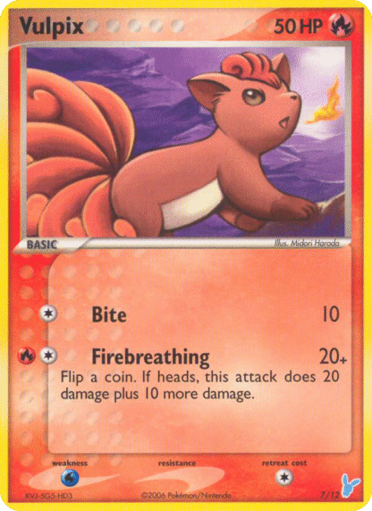 Vulpix - EX Trainer Kit 2 Minun