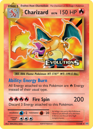 Charizard Reverse - Evolutions