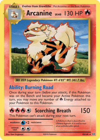 Arcanine Reverse - Evolutions