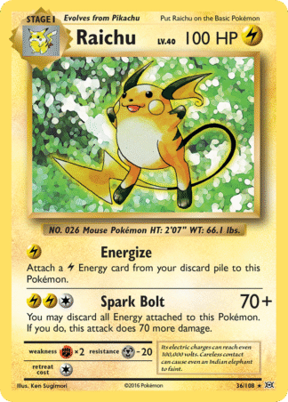 Raichu Reverse - Evolutions
