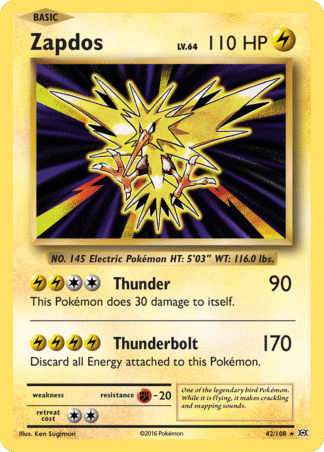 Zapdos Reverse - Evolutions