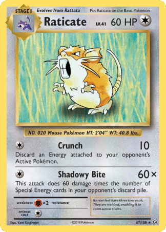 Raticate Reverse - Evolutions