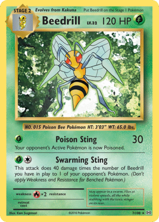 Beedrill Reverse - Evolutions
