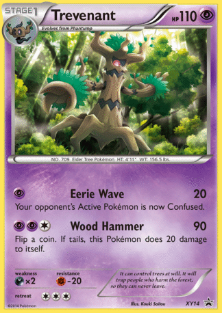 Trevenant - XY Black Star Promos