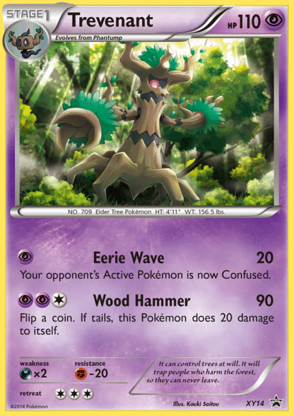 Trevenant - XY Black Star Promos