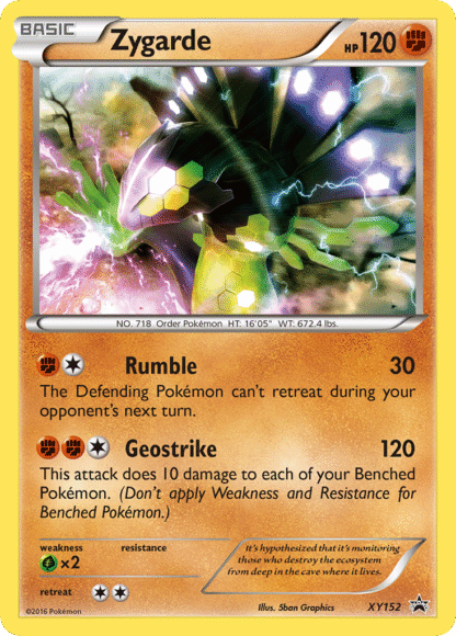 Zygarde - XY Black Star Promos