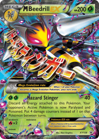 M Beedrill-EX - XY Black Star Promos
