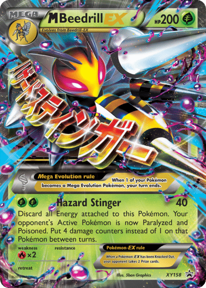 M Beedrill-EX - XY Black Star Promos