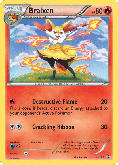 Braixen - XY Black Star Promos