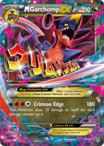 M Garchomp-EX - XY Black Star Promos