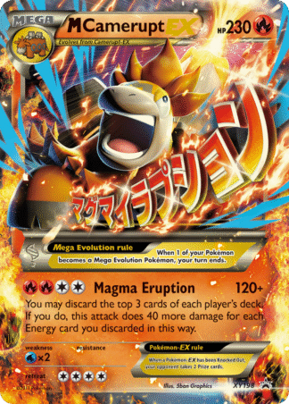 M Camerupt-EX - XY Black Star Promos