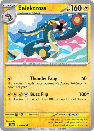 Eelektross Poke Ball - Black Bolt