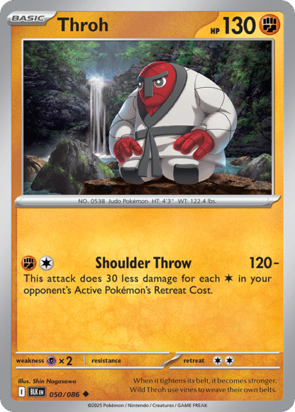 Throh Poke Ball - Black Bolt