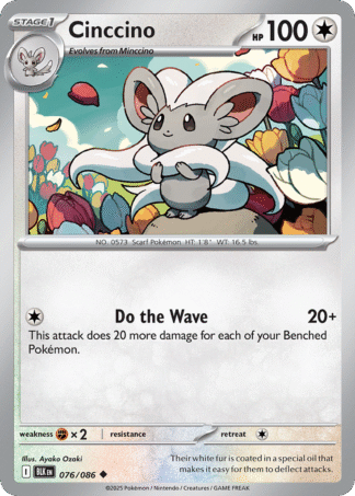 Cinccino Poke Ball - Black Bolt