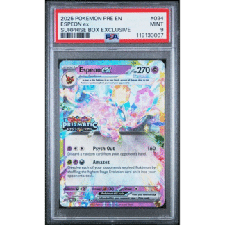 Espeon ex - Prismatic Stamp Promo - PSA 9