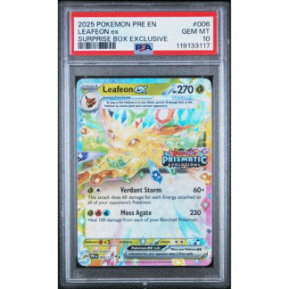 Leafeon ex - Prismatic Stamp Promo - PSA 10