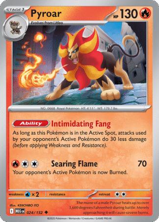 Pyroar Reverse - Mega Evolution