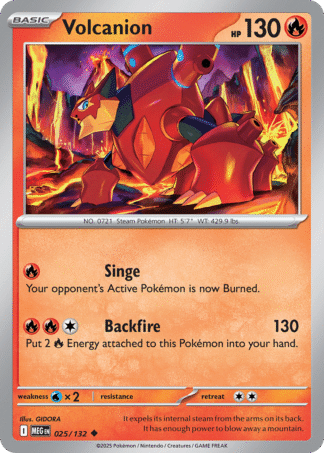 Volcanion Reverse - Mega Evolution