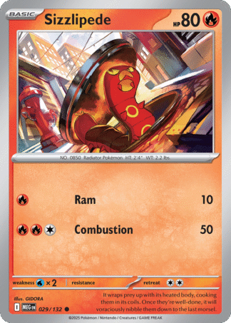 Sizzlipede Reverse - Mega Evolution