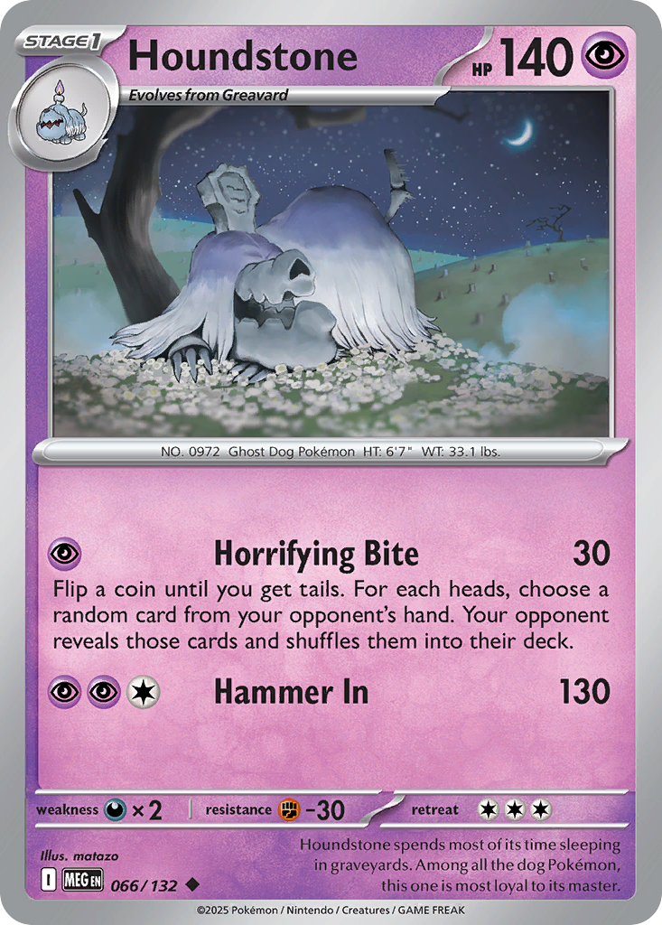 Houndstone Reverse - Mega Evolution