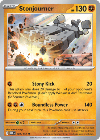 Stonjourner Reverse - Mega Evolution