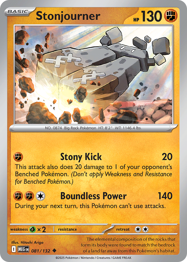 Stonjourner Reverse - Mega Evolution