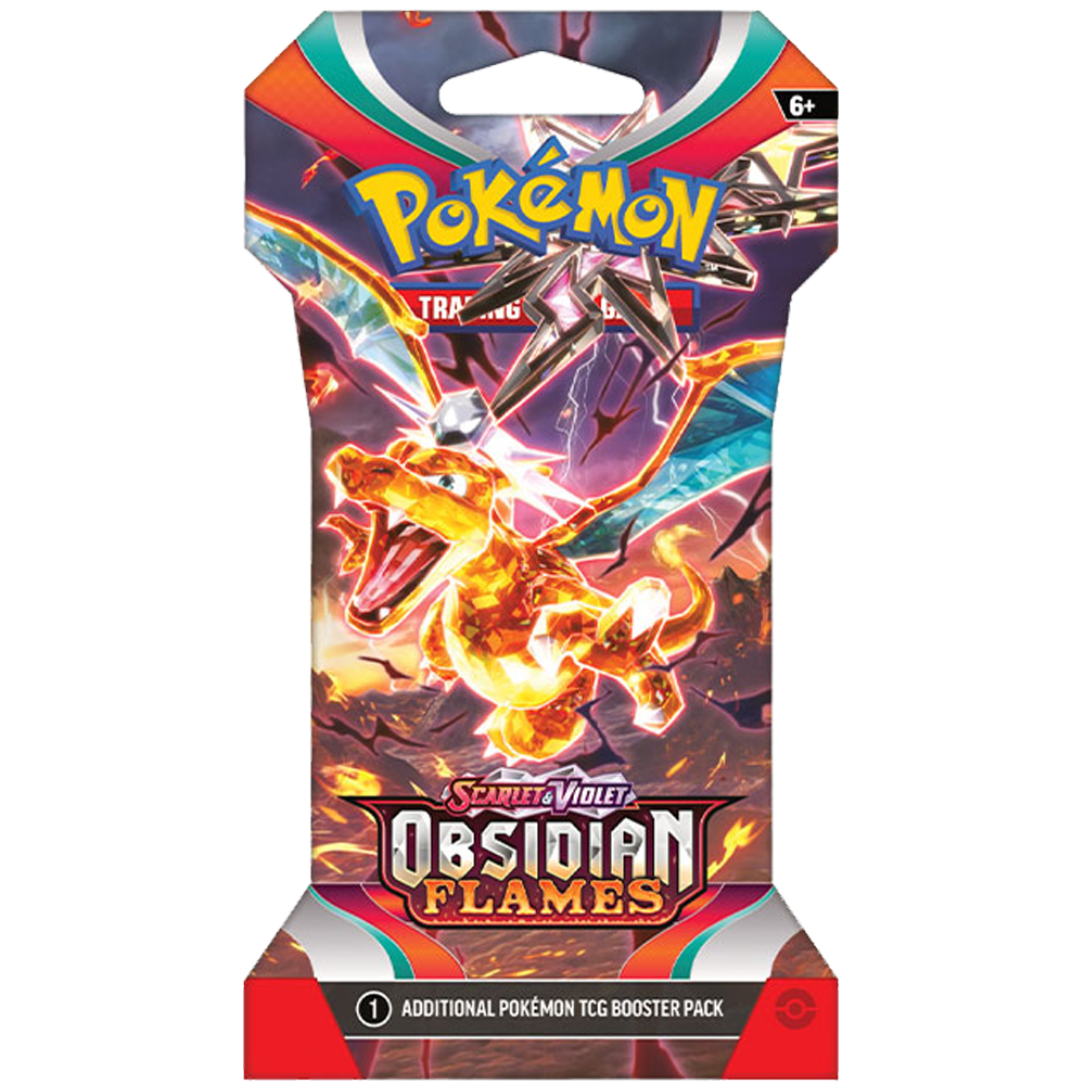 Obsidian Flames Sleeved Booster