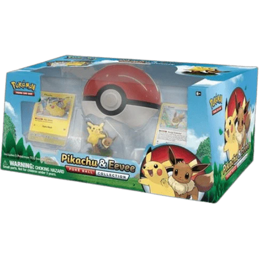Pikachu & Eevee Pokeball Collection Box