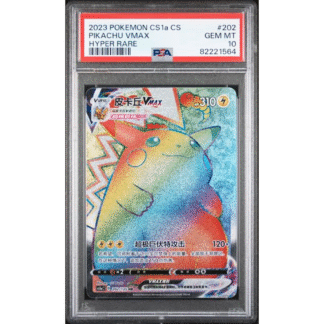 Pikachu Vmax CS - Dynamax Clash Thunder - PSA 10