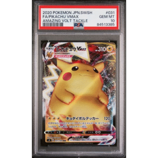 Pikachu Vmax JP - Amazing Volt Tackle - PSA 10